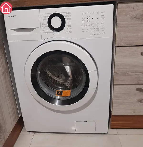 درب از جلو سفید رنگ بست BWD-712-10