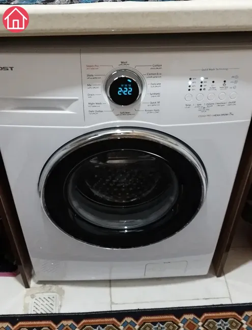 لباسشویی سفید بست مدل BW-711-10 با ولوم چرخشی