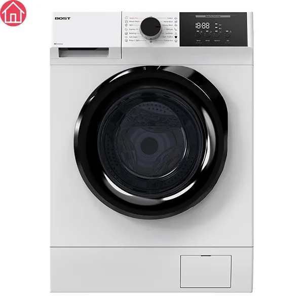 لباس‌شویی اتوماتیک سفید BWD-8114 مجهز به کلیدهای مکانیکی