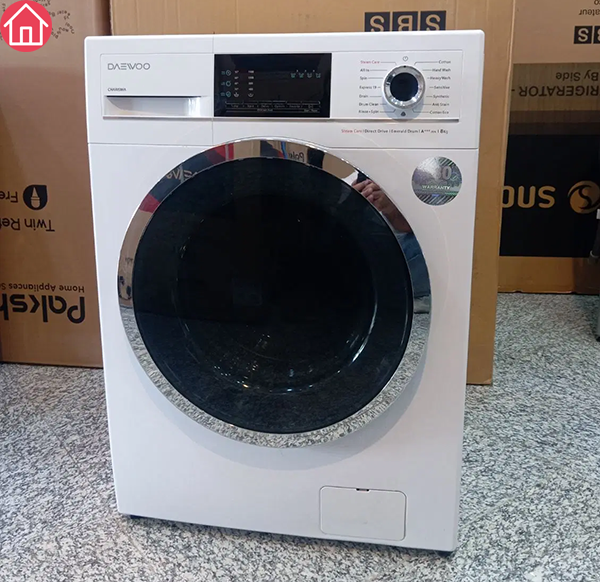 لباسشویی اتوماتیک LM-811W دوو با پنل کنترل لمسی مشکی