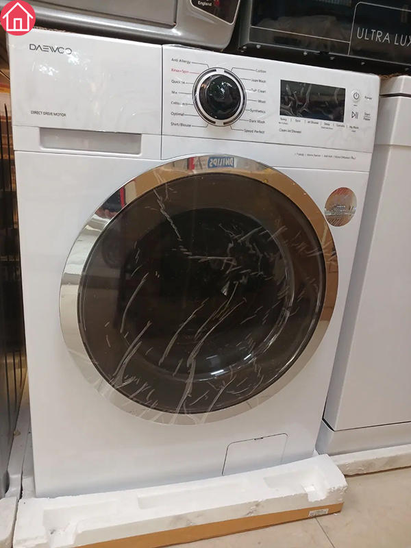 رخت‌شوی سفیدرنگ دوو LM-850WB دارای طراحی اکو بادی