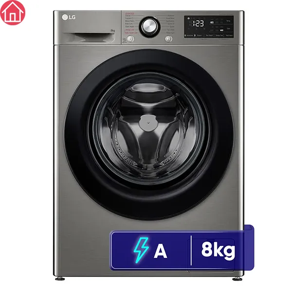 لباسشویی اتوماتیک نقرهای پلاتینیوم ال جی F4R3TYG6P