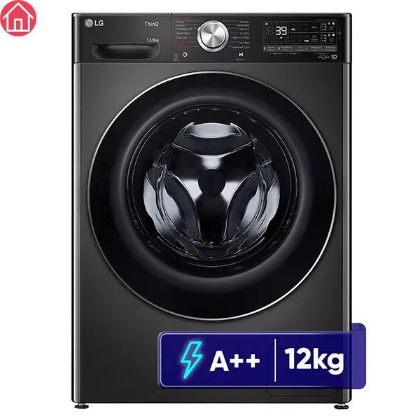 ال جی F4V9BDP2EE با رنگ دودی مات و حاشیه کروم دور درب
