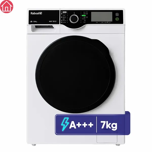 ماشین لباسشویی سفید آبسال WBI7612-W با درب دودی